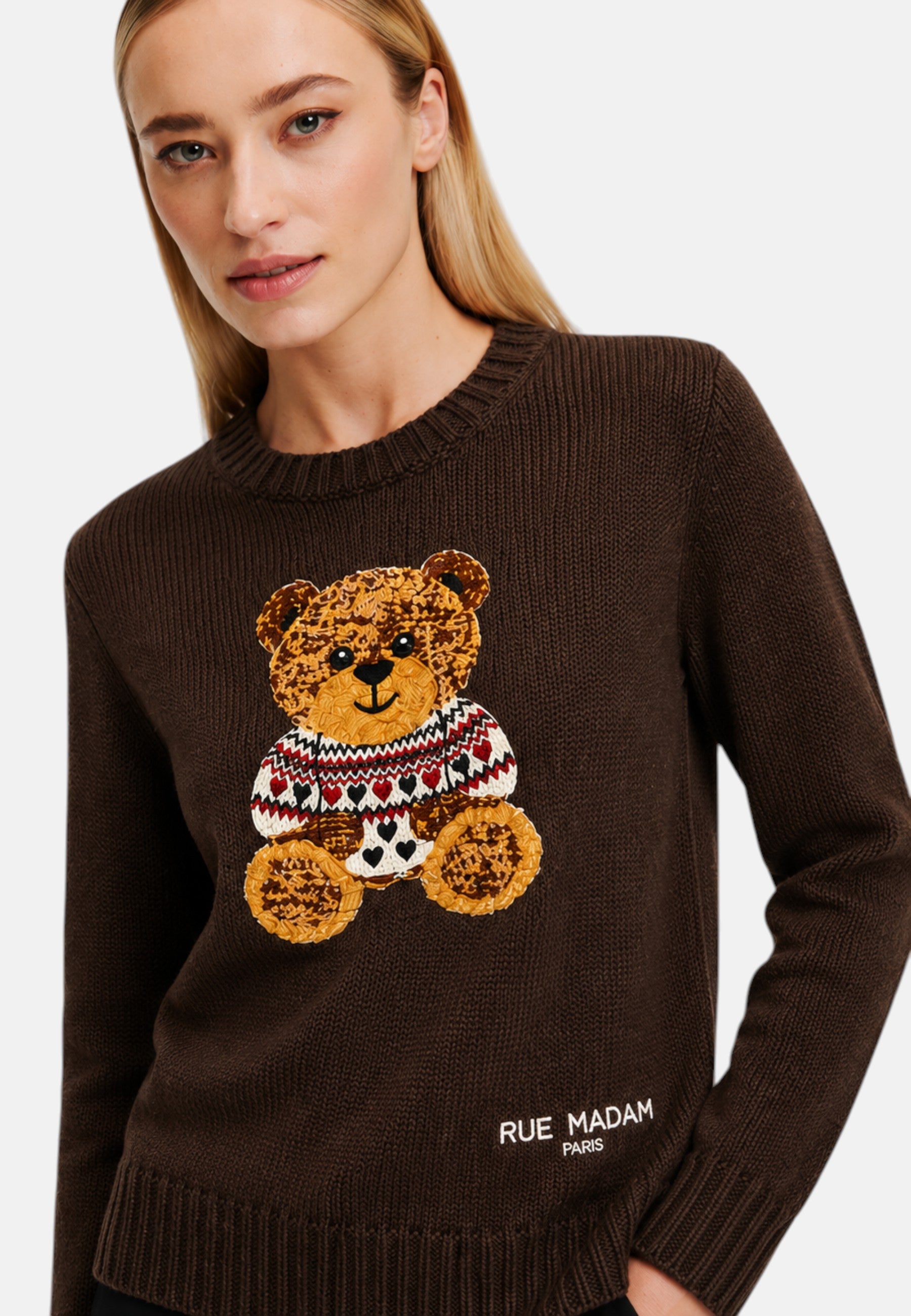Maglione in Lana Rue Madam Brown