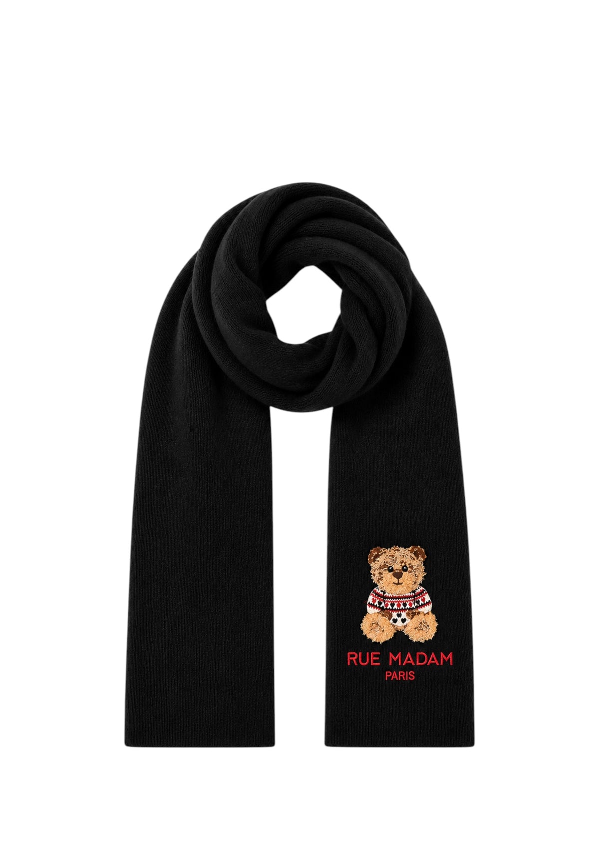 Sciarpa Donna con Orsetto Rue Madam Black