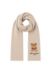 Sciarpa Donna con Orsetto Rue Madam Beige