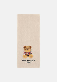 Sciarpa Donna con Orsetto Rue Madam Beige