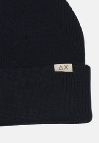 Berretto da Uomo in misto lana a trecce Sun68 Navy Blue