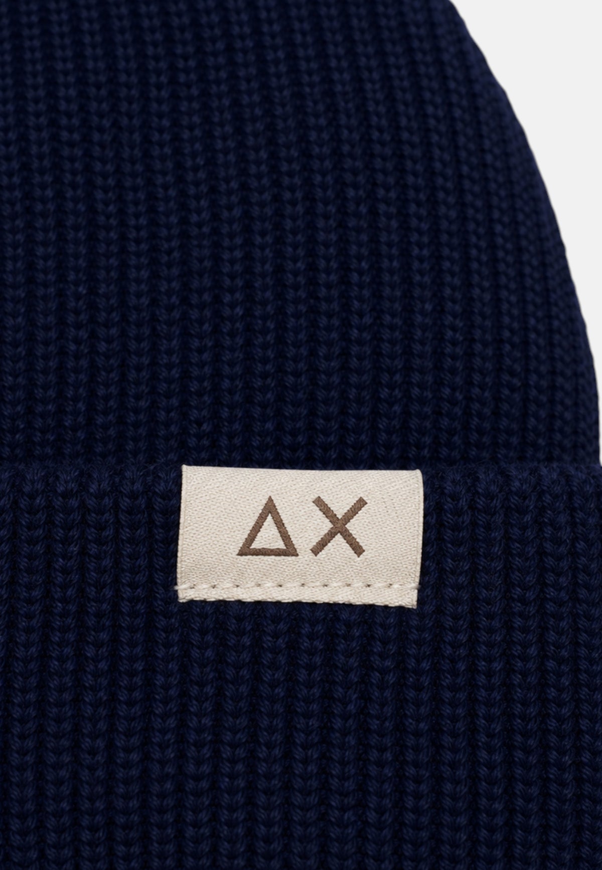 Berretto in misto lana a trecce Sun68 Navy Blue