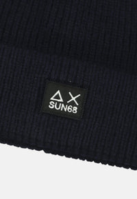 Berretto da Uomo in misto lana a trecce Sun68 Navy Blue