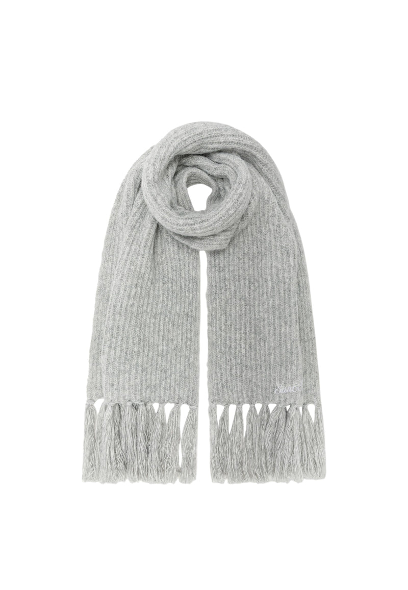 Sciarpa Fluffy in misto lana grigio chiaro Donna Sun68 Grigio Chiaro