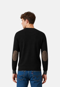 Maglione in cotone e lana da Uomo Sun68 Nero