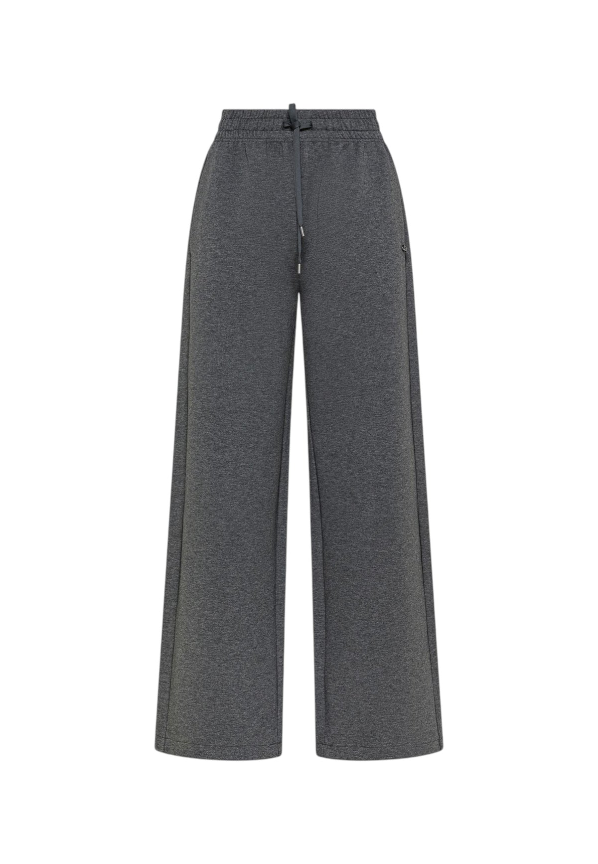 Pantaloni in felpa di cotone Donna Sun68 Grigio Scuro