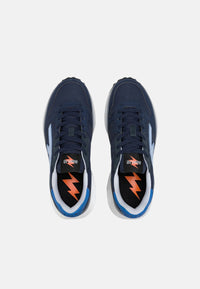 Sneaker Niki 4.0 Solid in nylon e PU grigio medio da uomo Sun68 Navy Blue