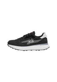 Sneaker Niki 4.0 Solid in nylon e PU grigio medio da uomo Sun68 Nero