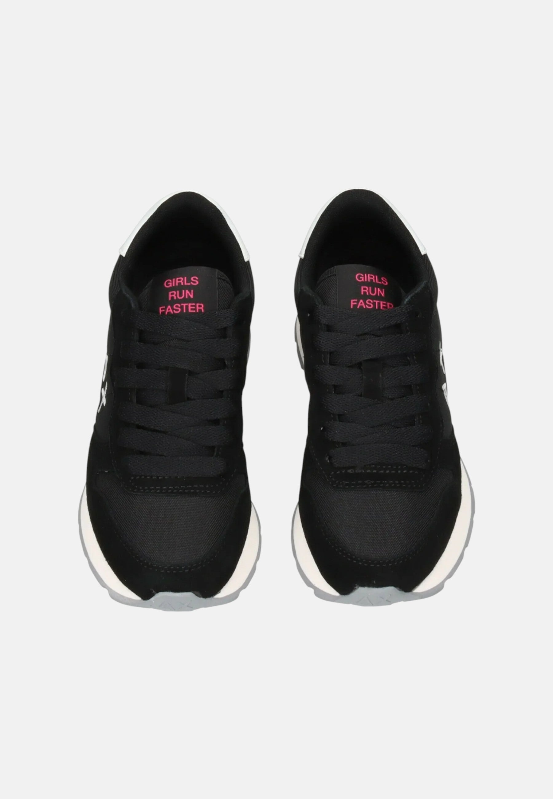 Sneaker Donna in suede e nylon Sun68 Nero