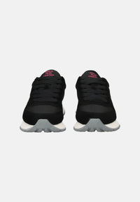 Sneaker Donna in suede e nylon Sun68 Nero