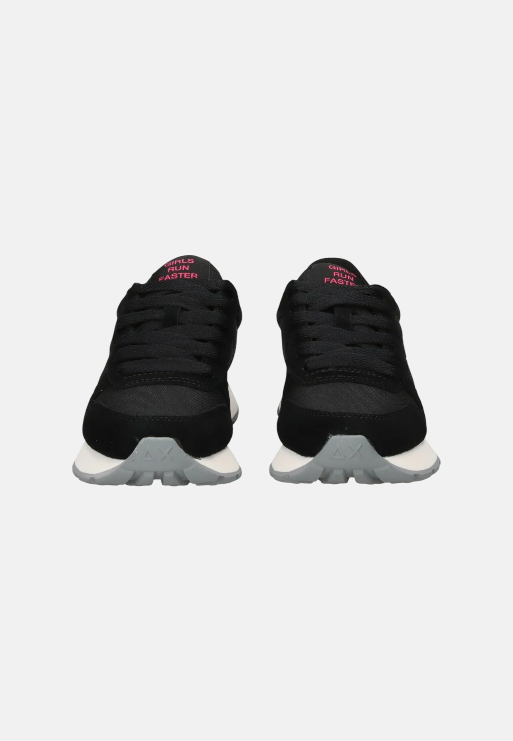 Sneaker Donna in suede e nylon Sun68 Nero