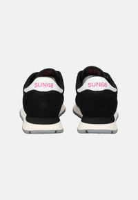 Sneaker Donna in suede e nylon Sun68 Nero
