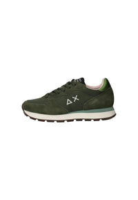 Sneaker Donna in suede e nylon Sun68 Militare Scuro