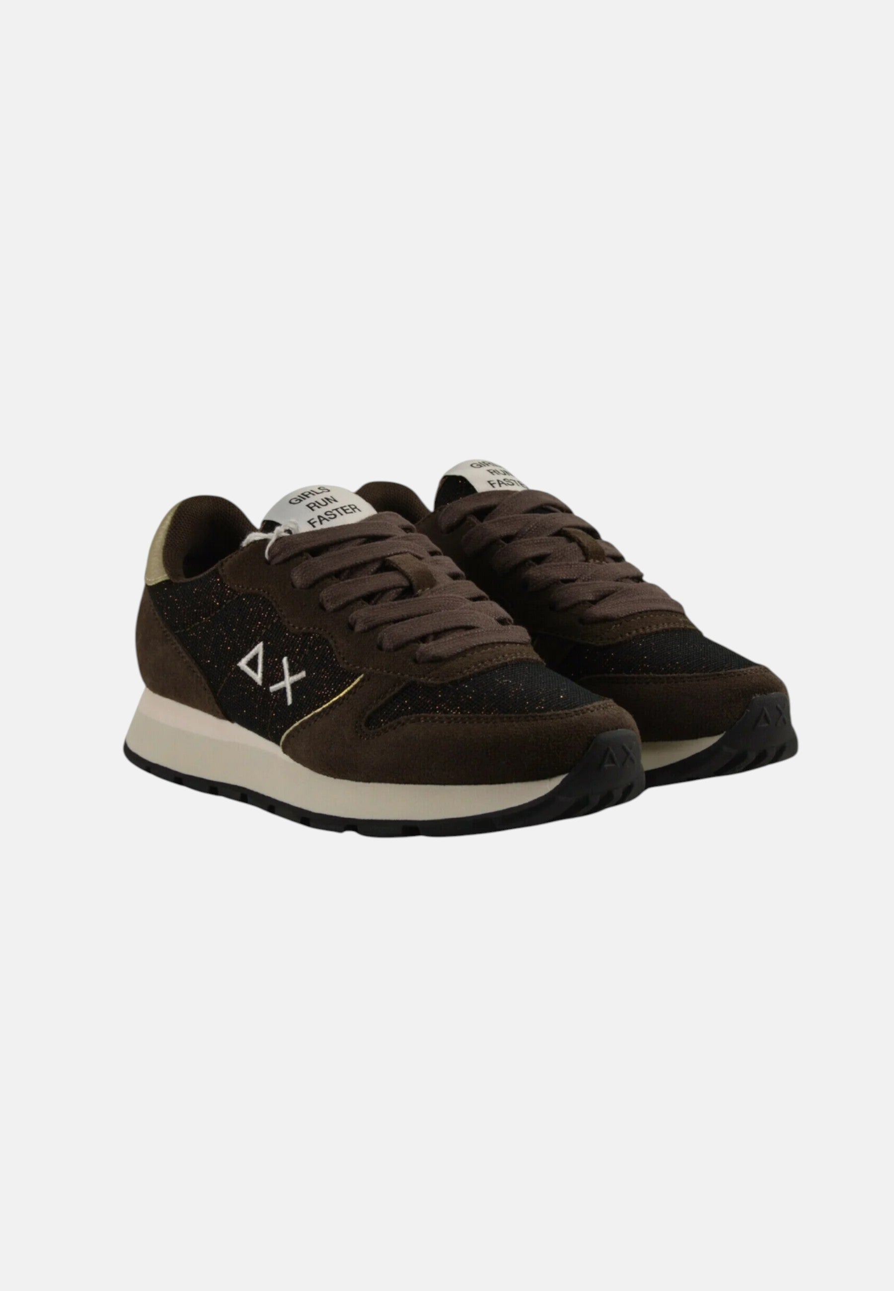 Sneaker Donna Ally Color Explosion in suede e nylon  SUN68 Marrone