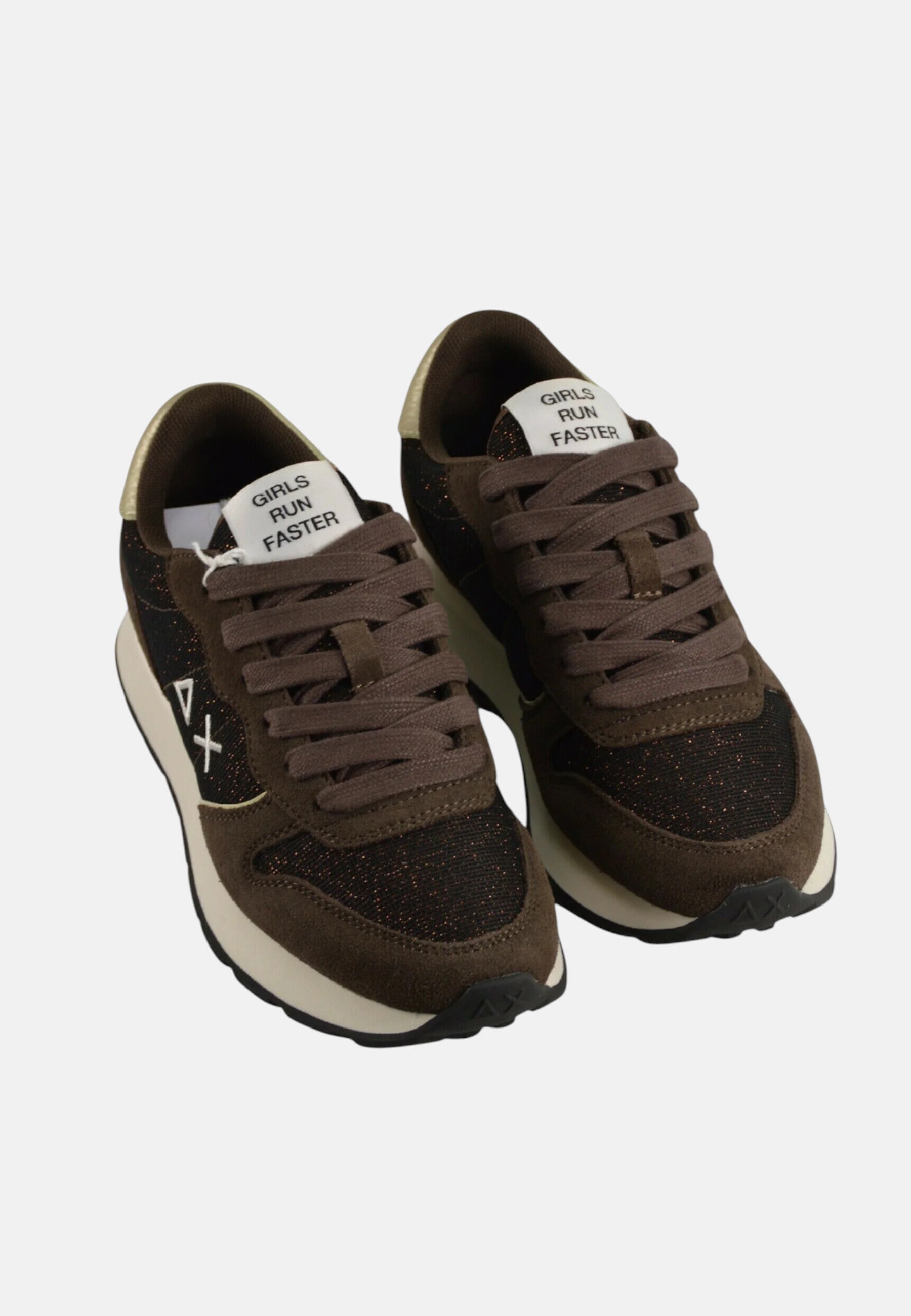 Sneaker Donna Ally Color Explosion in suede e nylon  SUN68 Marrone