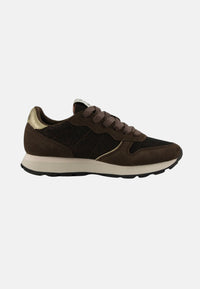 Sneaker Donna Ally Color Explosion in suede e nylon  SUN68 Marrone