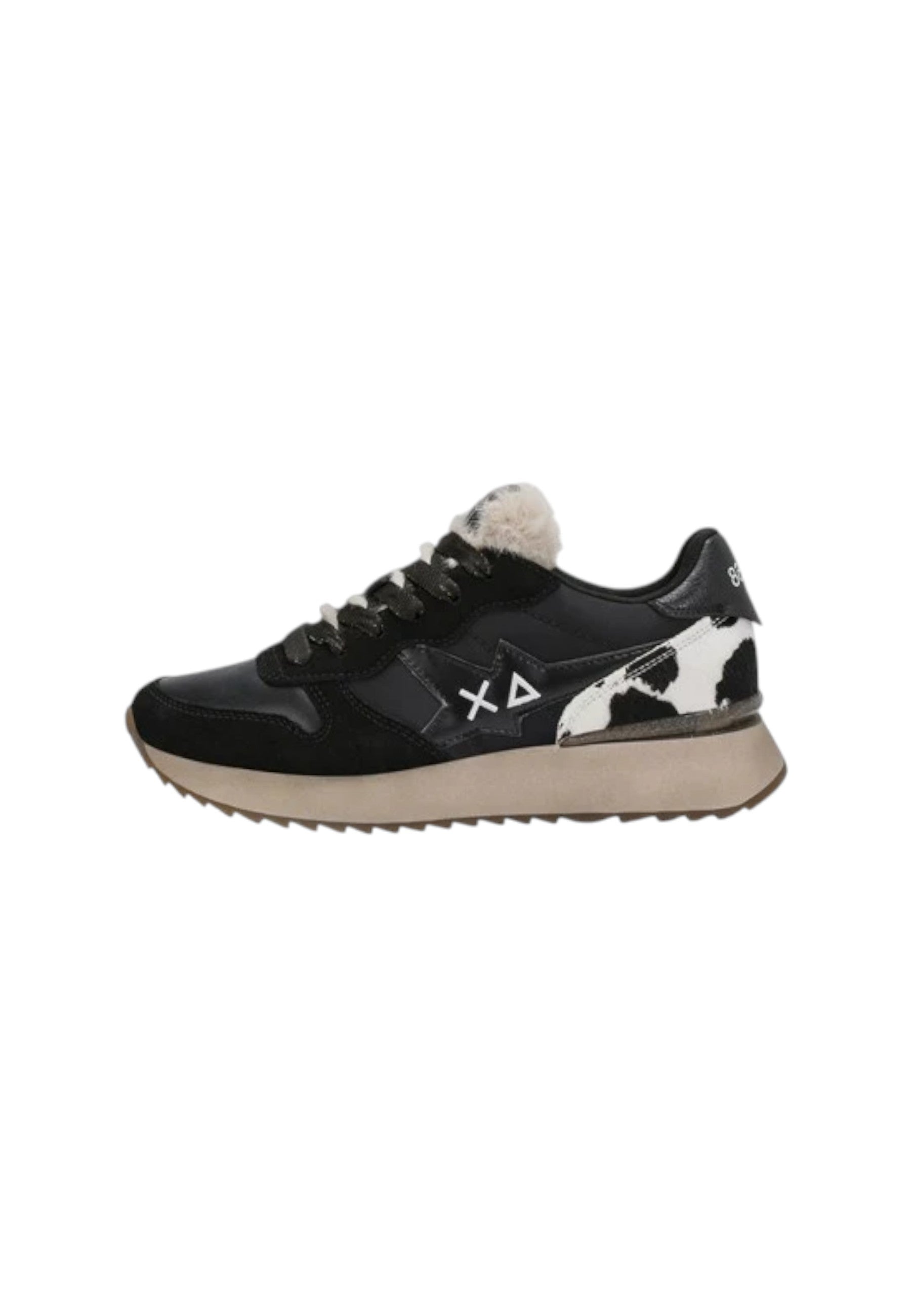 SUN68 Stargirl Sneaker Bassa Donna Nero