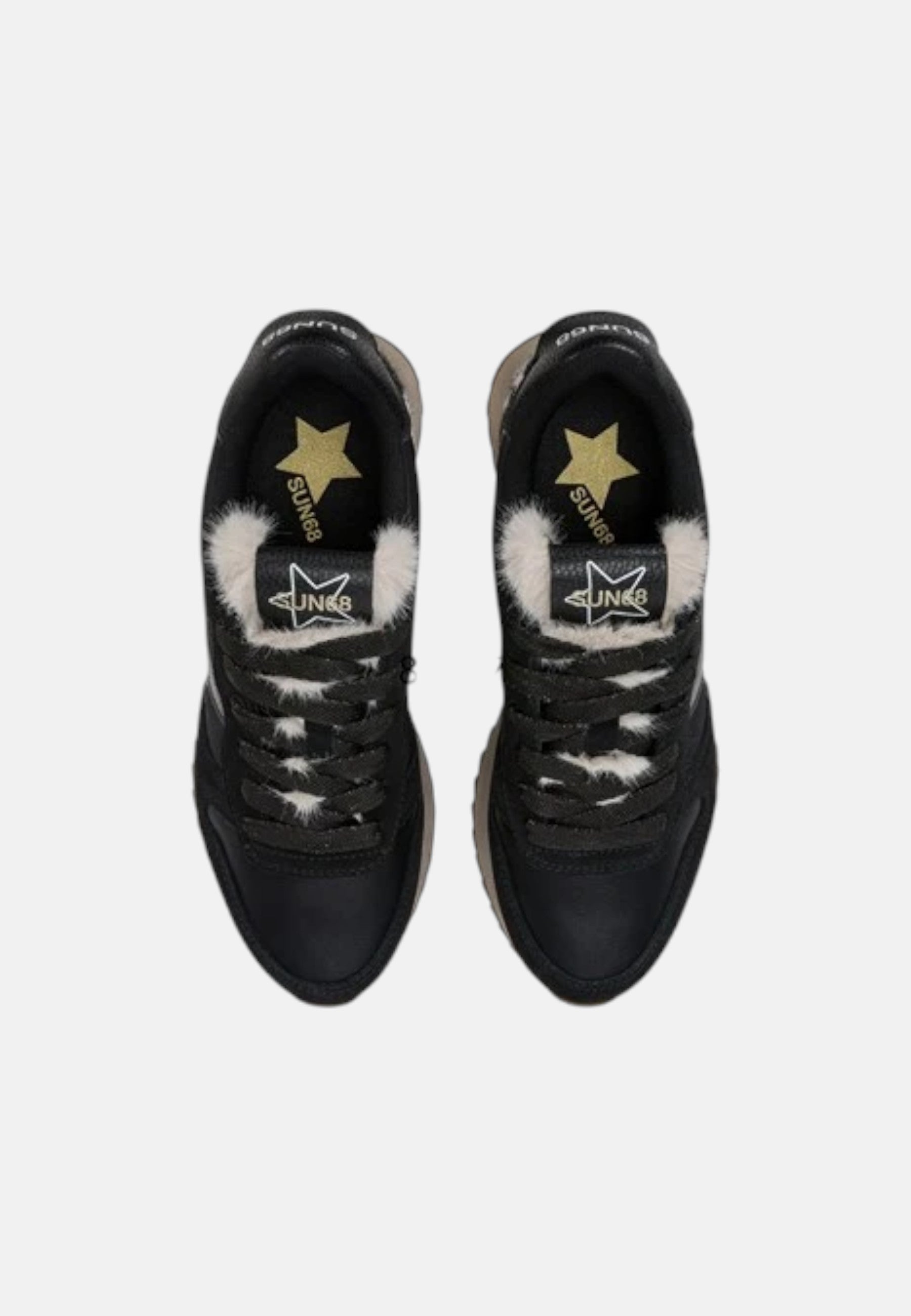SUN68 Stargirl Sneaker Bassa Donna Nero