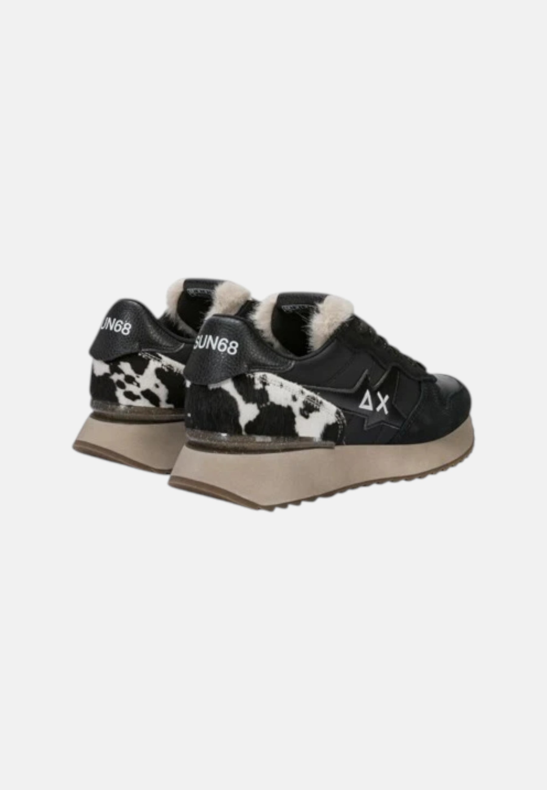 SUN68 Stargirl Sneaker Bassa Donna Nero