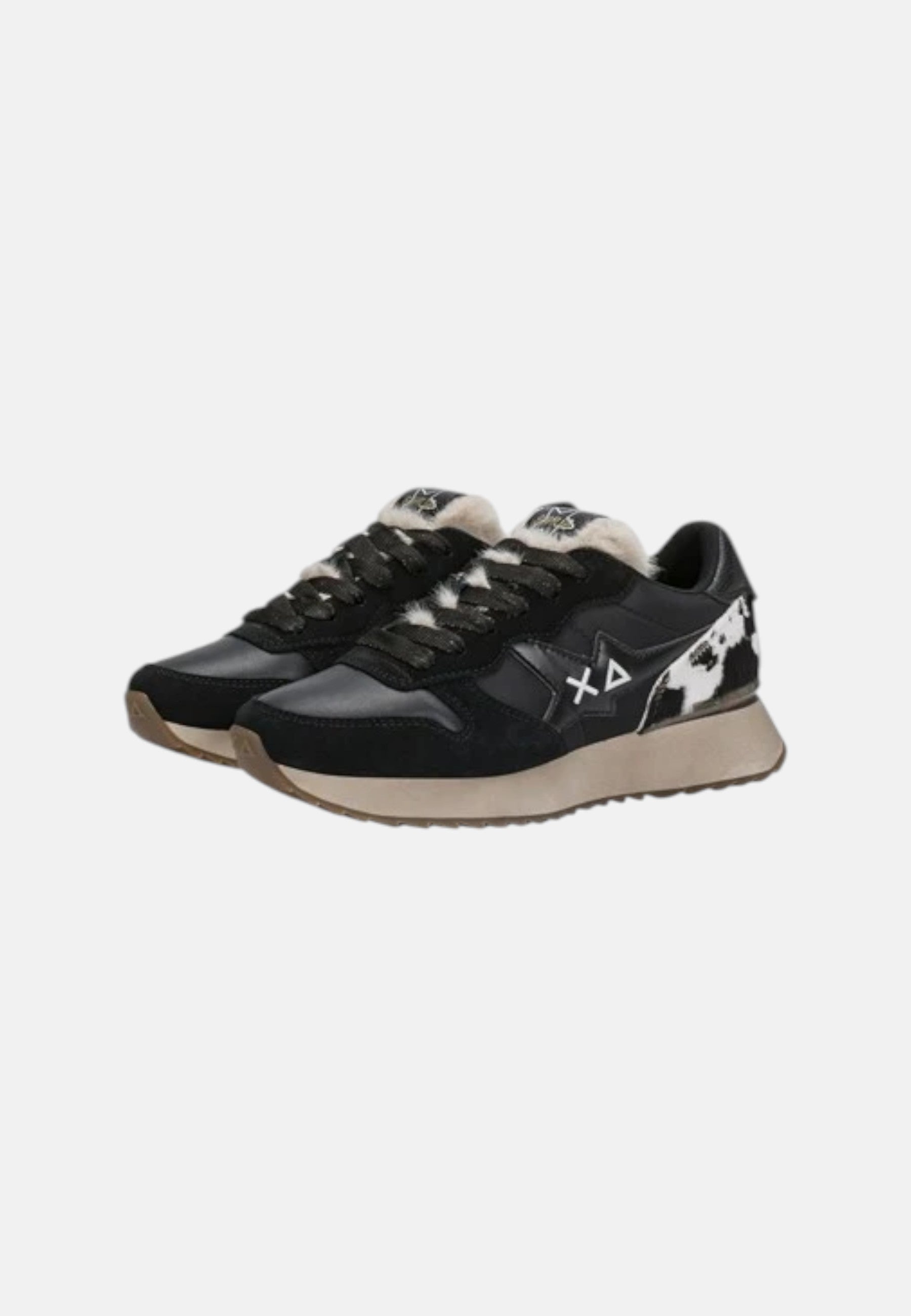 SUN68 Stargirl Sneaker Bassa Donna Nero