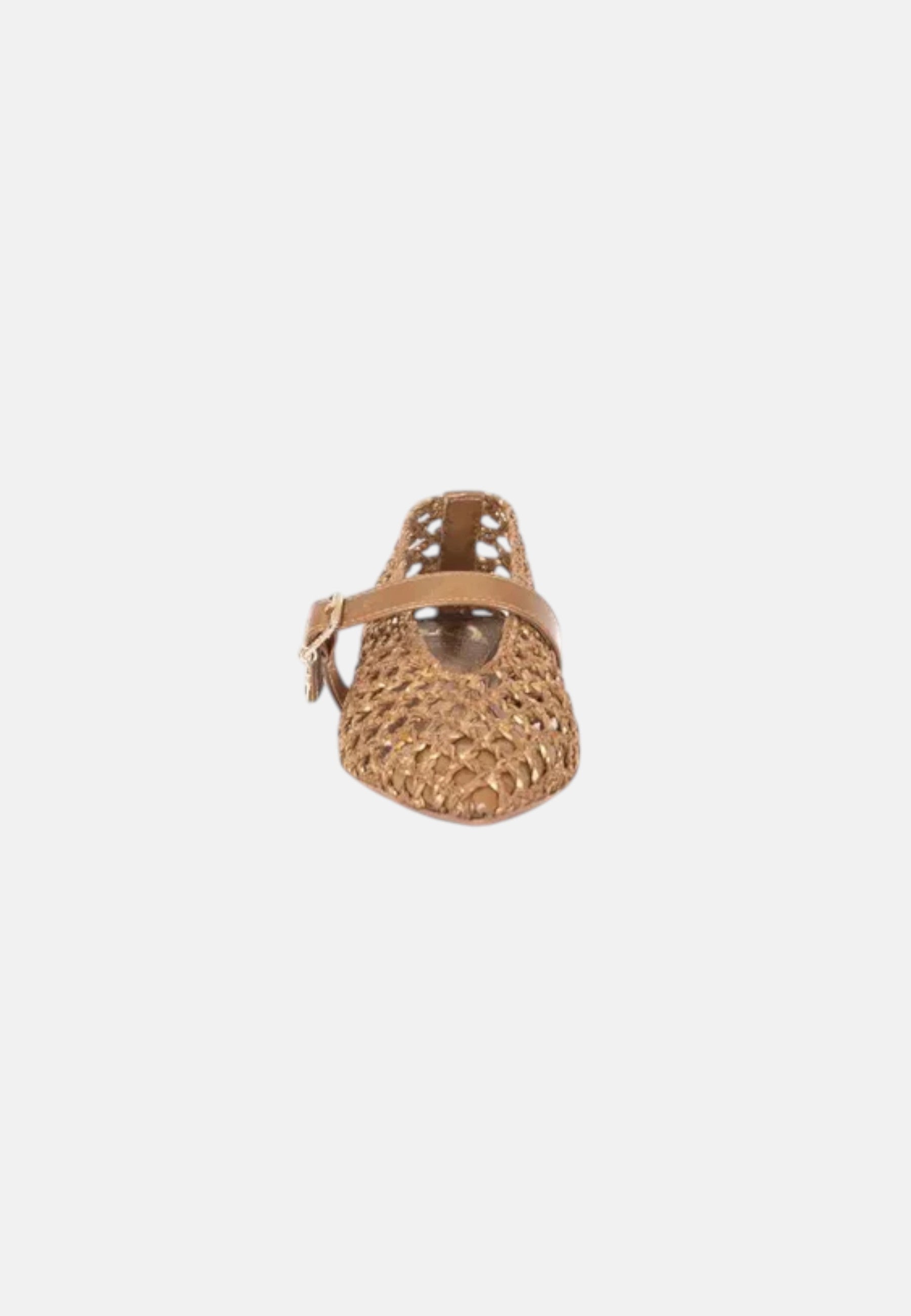 Ballerine Traforate In Pelle Gold&Gold Bronzo