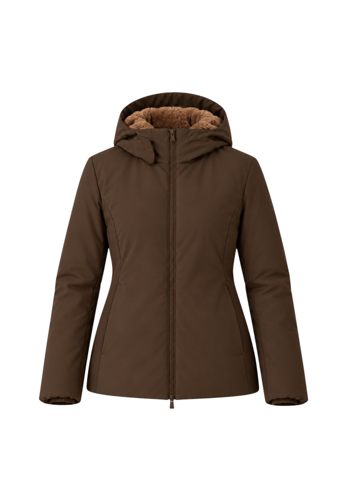 Giubbotto donna SUNS Aurelia Velour Brown