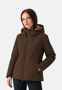 Giubbotto donna SUNS Aurelia Velour Brown