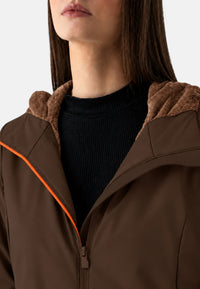 Giubbotto donna SUNS Aurelia Velour Brown