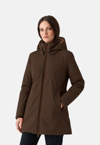 Giubbotto donna SUNS Nina Velour Brown