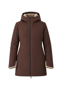 Giubbotto donna SUNS Marmolada Fur Brown