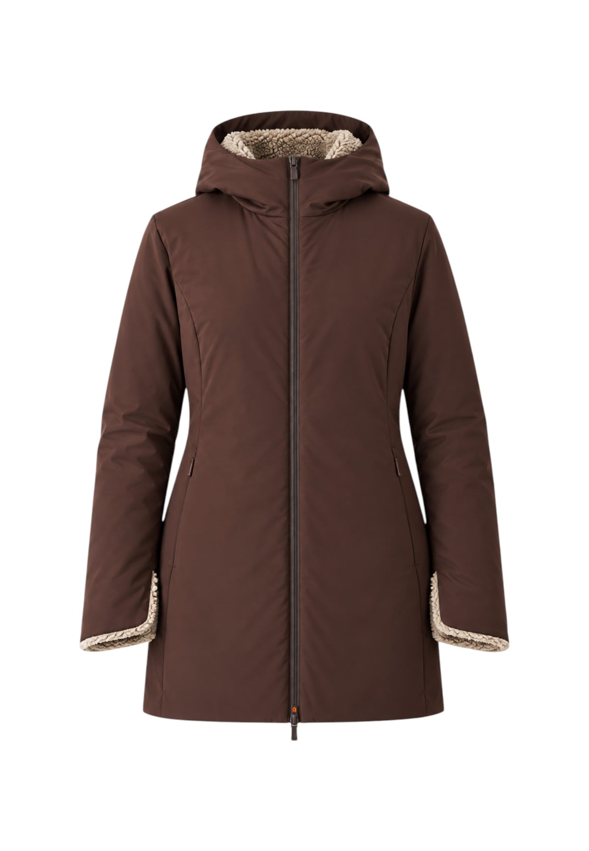 Giubbotto donna SUNS Marmolada Fur Brown