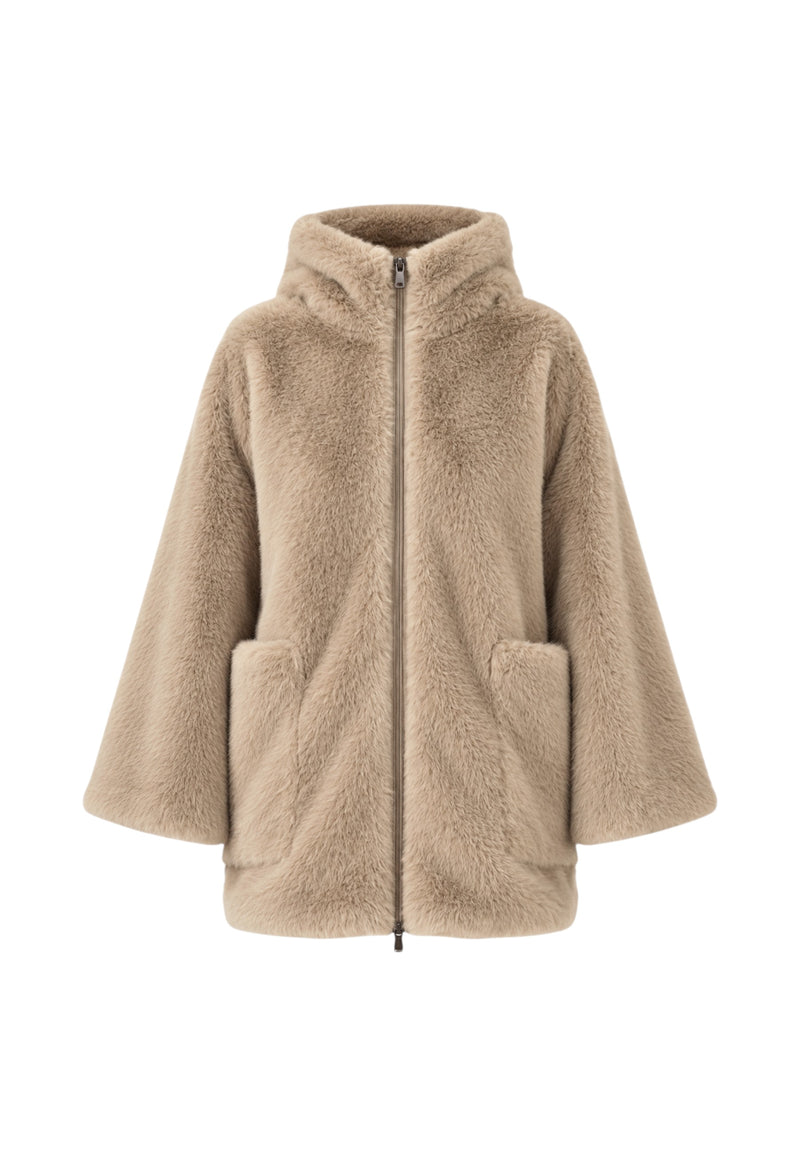 Giubbotto donna reversibile SUNS Rosemary Brown/beige
