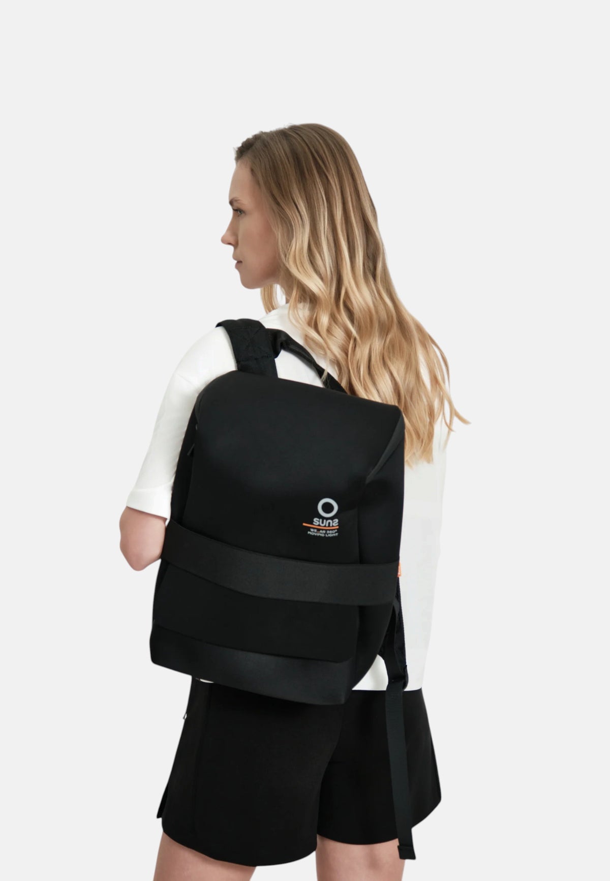 Zaino medium unisex SUNS in neoprene Black