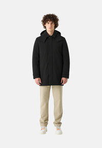 Giubbotto Lungo Anti vento Da Uomo Suns Black