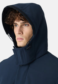 Giubbotto Lungo Anti vento Da Uomo Suns Dark Blue