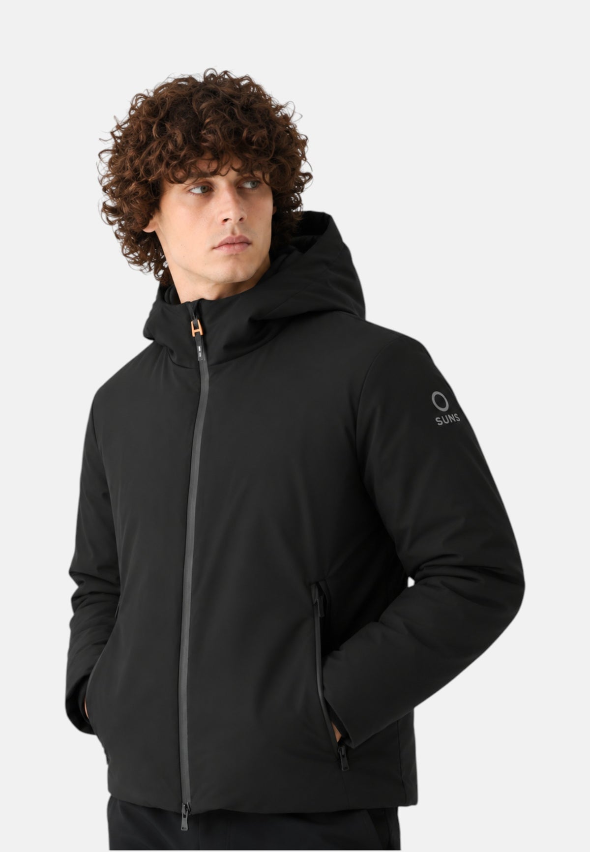Giubbotto Anti vento Da Uomo Suns Black