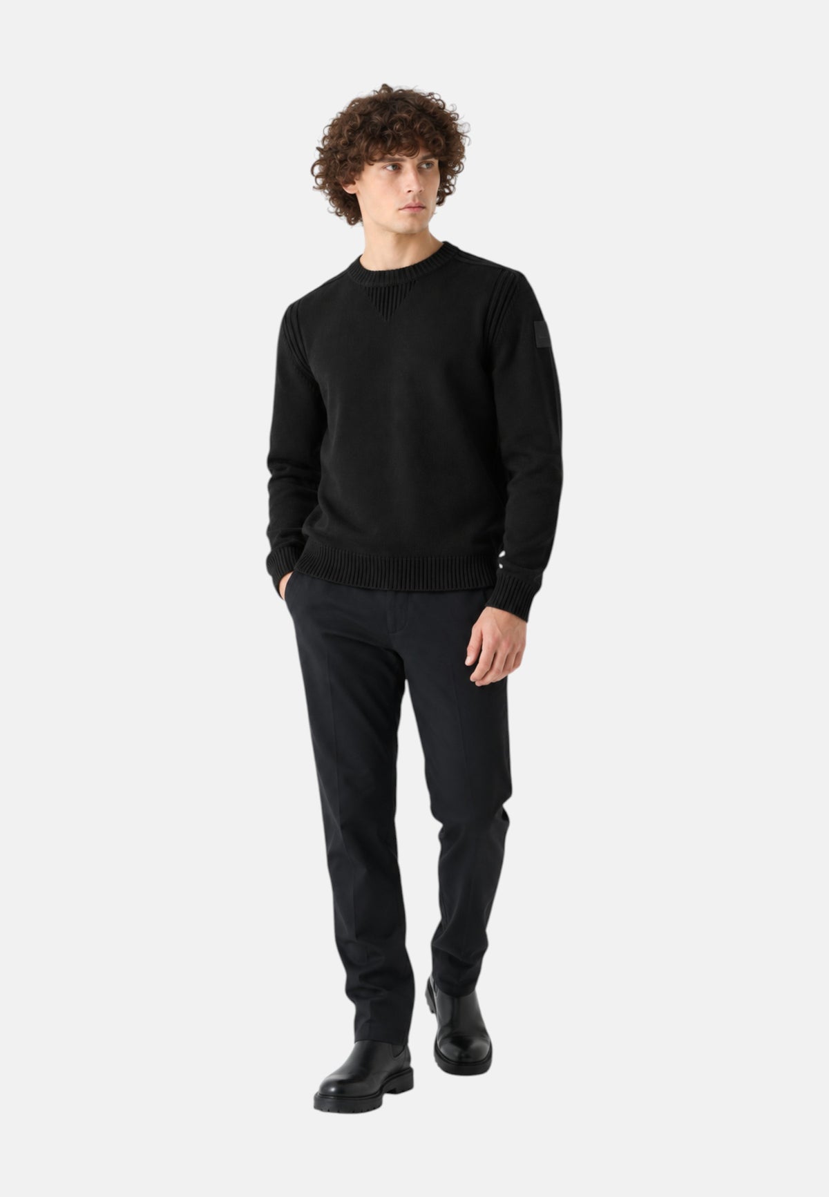 Maglione uomo SUNS Carlos cotton Black