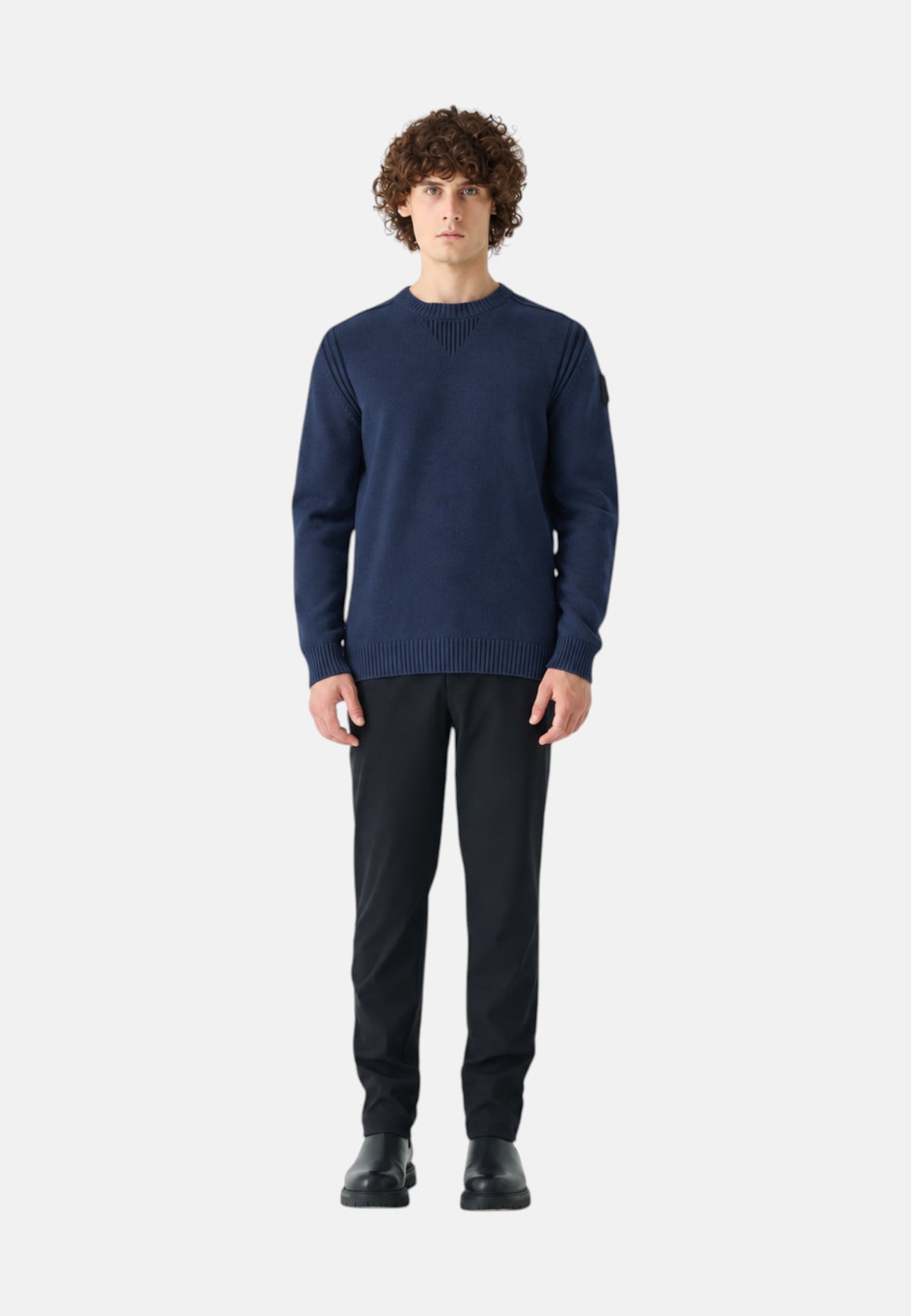 Maglione uomo SUNS Carlos cotton Dark Blue