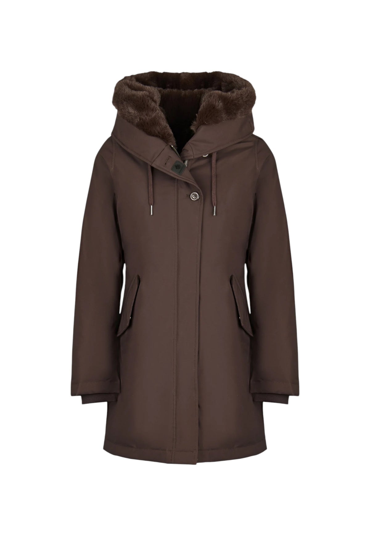 "Giubbotto "Parka Tech" Donna Donna Canadian Black/coffee"