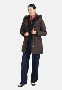 "Giubbotto "Parka Tech" Donna Donna Canadian Black/coffee"