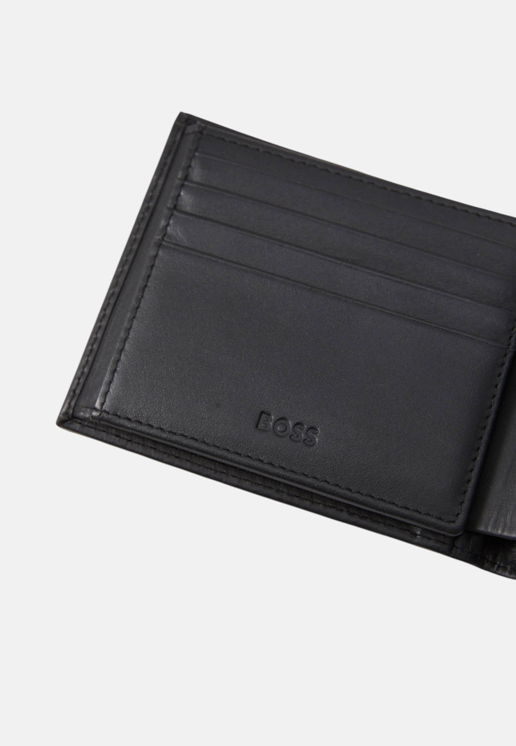 Set regalo porta carte di credito e Portachiavi con logo Black