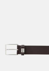 Cintura in Pelle da Uomo Boss Dark Brown