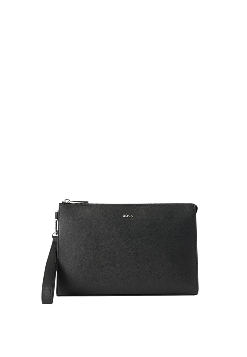 Pochette da Uomo In Pelle Boss Black