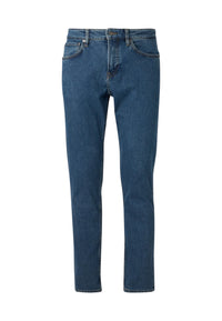 Boss Jeans fit affusolato in comodo denim elasticizzato Boss Bright Blue