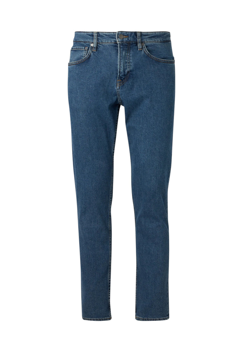 Boss Jeans fit affusolato in comodo denim elasticizzato Boss Bright Blue