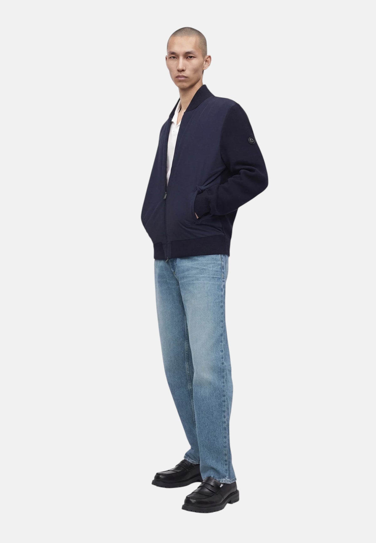 BOSS Jeans da Uomo Blu Regular Fit Turchese/aqua