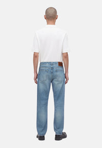 BOSS Jeans da Uomo Blu Regular Fit Turchese/aqua