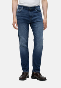 Boss Jeans da Uomo in comodo denim elasticizzato Boss Blue Navy