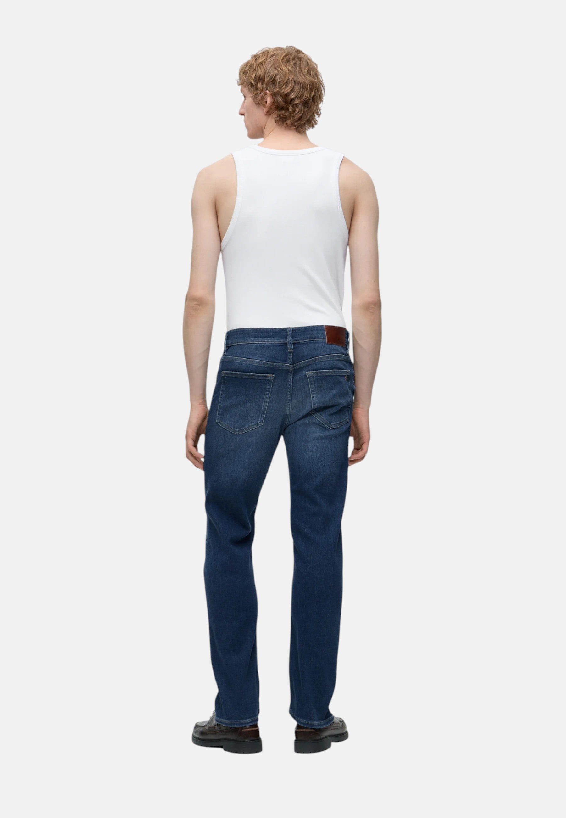 Boss Jeans da Uomo in comodo denim elasticizzato Boss Blue Navy