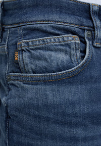 Boss Jeans da Uomo in comodo denim elasticizzato Boss Blue Navy